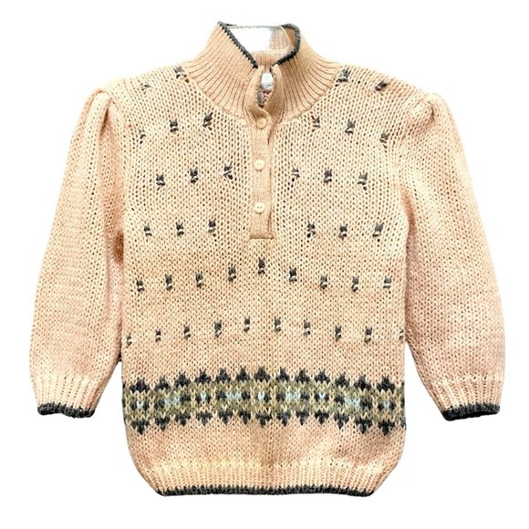 Vintage Jamie Scott Knitted By Hand Women Sweater Size Medium - Picture 2 of 5